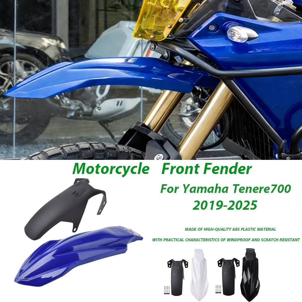 

Tenere700 Front Fender For Yamaha Tenere700 2019-2024 2023 2022 Motorcycle Mudguard Splash Guard Protector Cover Accessories