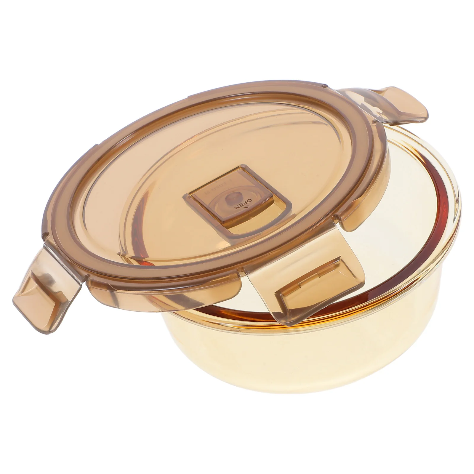 

Glass Bowl 420ml Heat-Resistant Microwave Clear Soup Salad Fruit Noodles Prep Storage Lid Mini Multifunctional