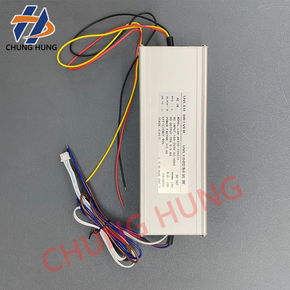 200W IP67  LED Driver DC70V 0-2.8A  UV LED Switching Power Supply