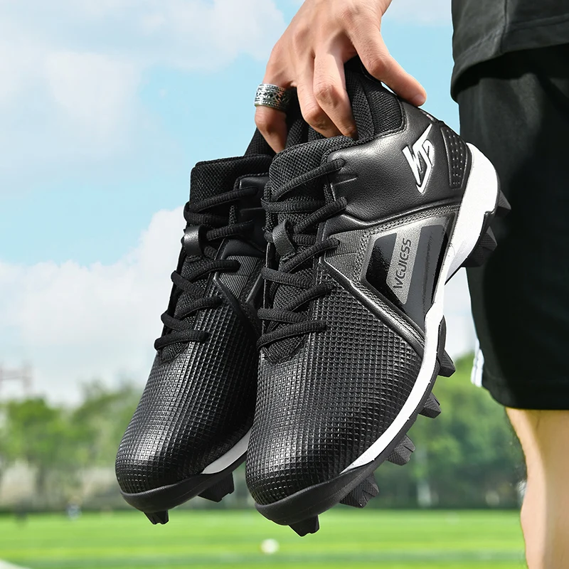 メンズ野球トレーナー スパイク ソフトボール シューズ 滑りにくいインソール 初心者スニーカーとグラス ソフトボール アスレチック シューズ