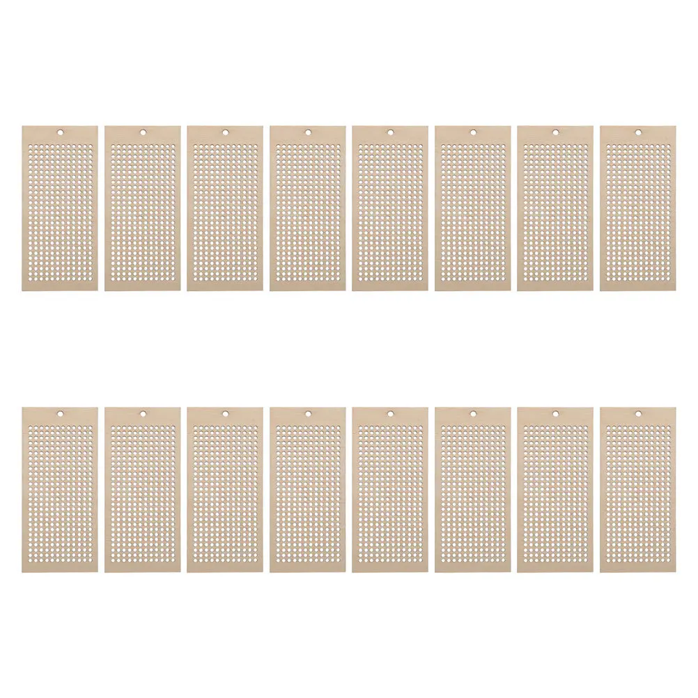 

16Pcs Wooden Cross Stitch Bookmarks Blank Tags for Embroidery DIY Craft Enthusiasts and Unique Gifts Book Embroidery Kit
