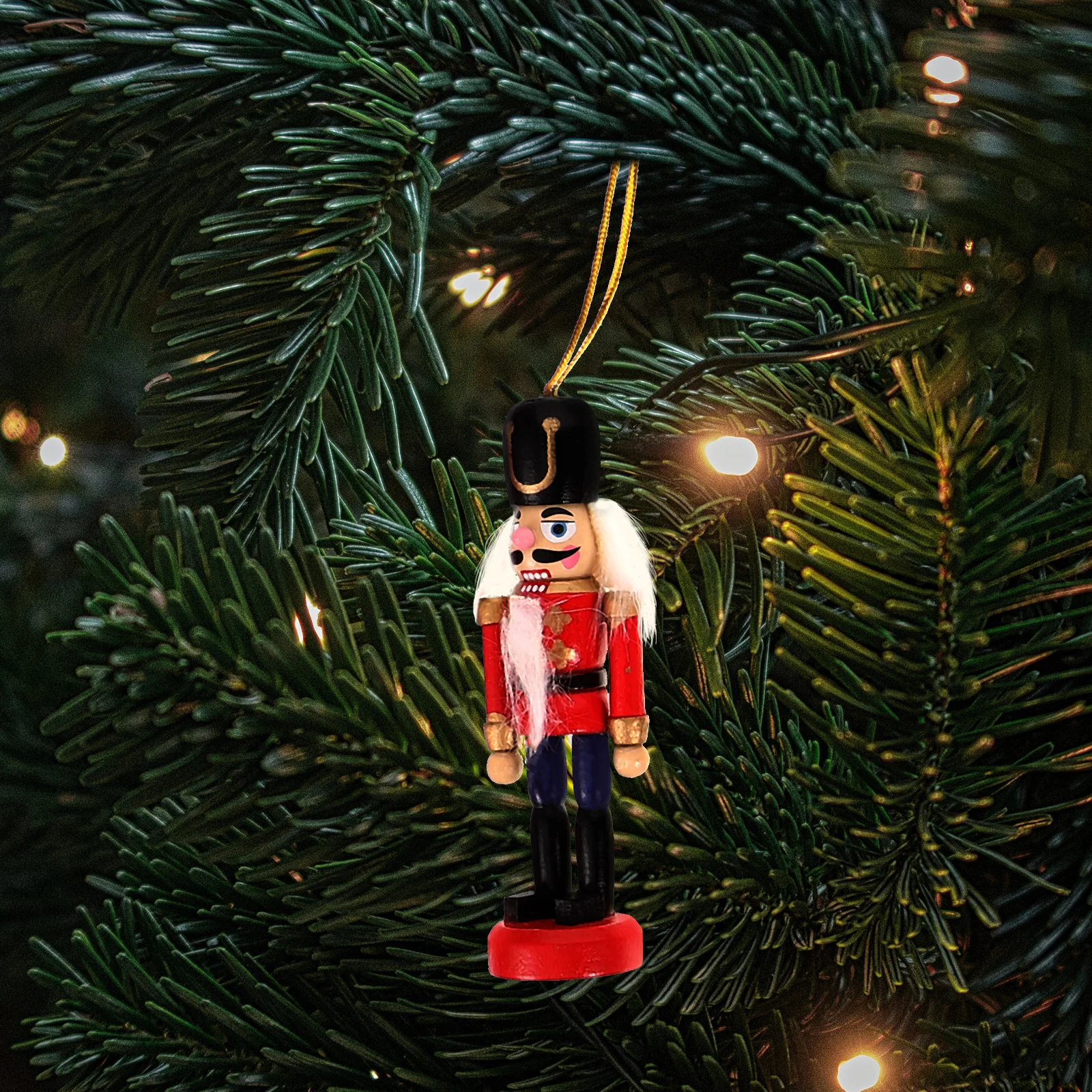 

Wooden Nutcracker Pendants Christmas Tree naments Xmas Decor Mini Child Gift Practical Holiday Supplies