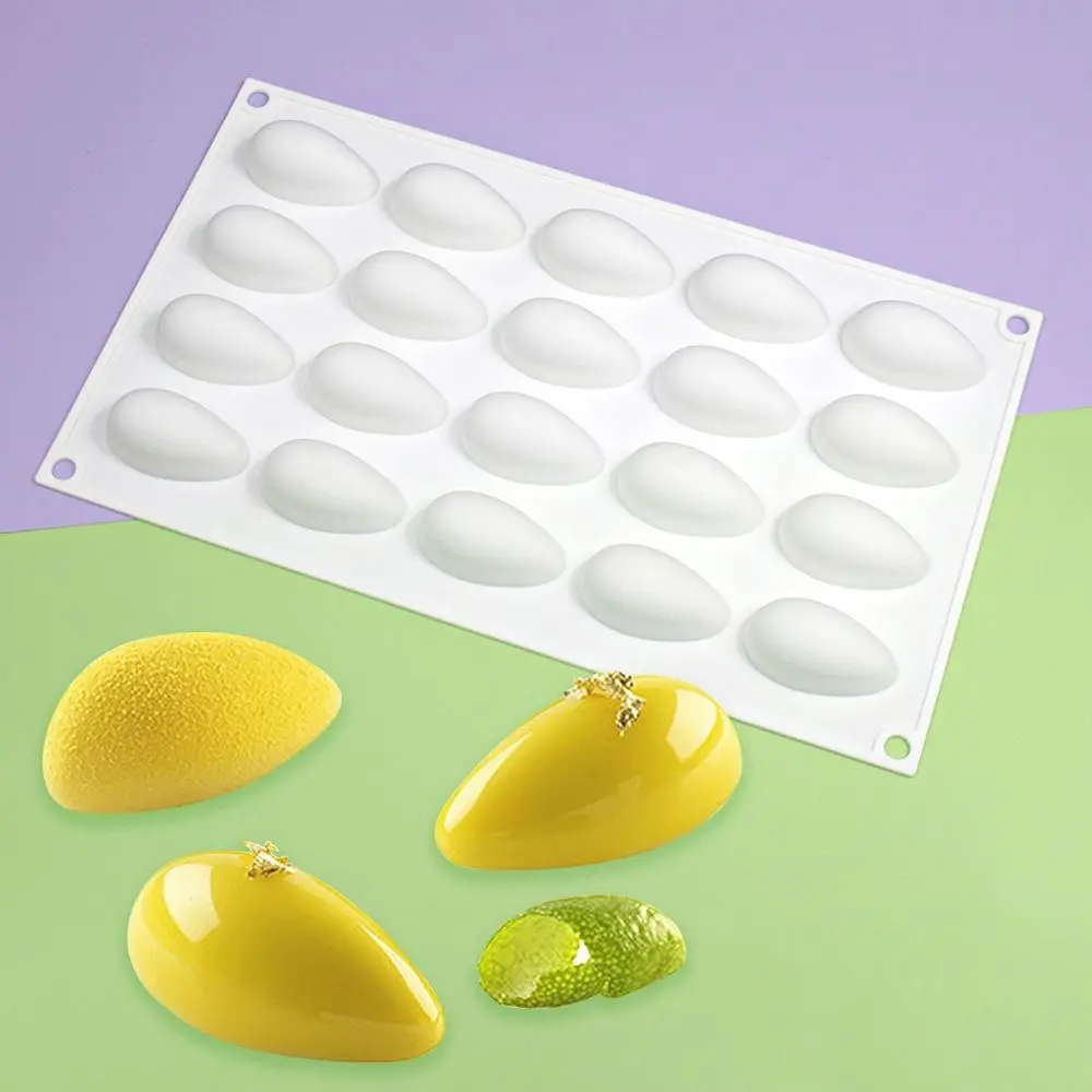 قالب سيليكون للشوكولاتة بقشرة ثلاثية الأبعاد ، قوالب موس ذاتية الصنع ، أدوات تزيين الكعك ، قالب صابون وشموع ، 20 تجويف #1