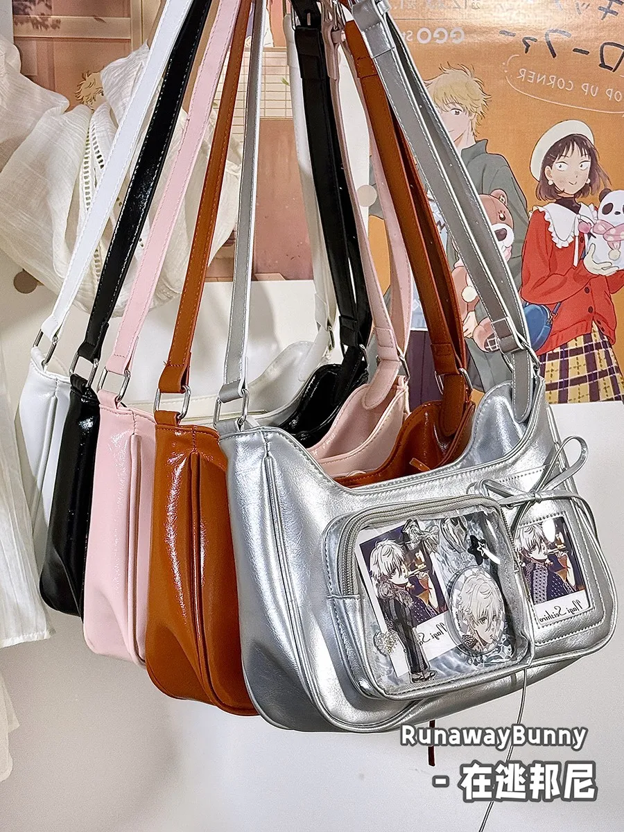 Lta Bag Two-dimensional Small Card Version Shoulder Messenger Bags Small Food Basic Millet Bag Pain Bags Baby Bag for Women