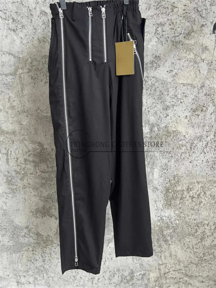 2026 New Original Design Casual Flannel Pants - High-Quality Large Size Wide Leg Pleated Mid-Cut Pants