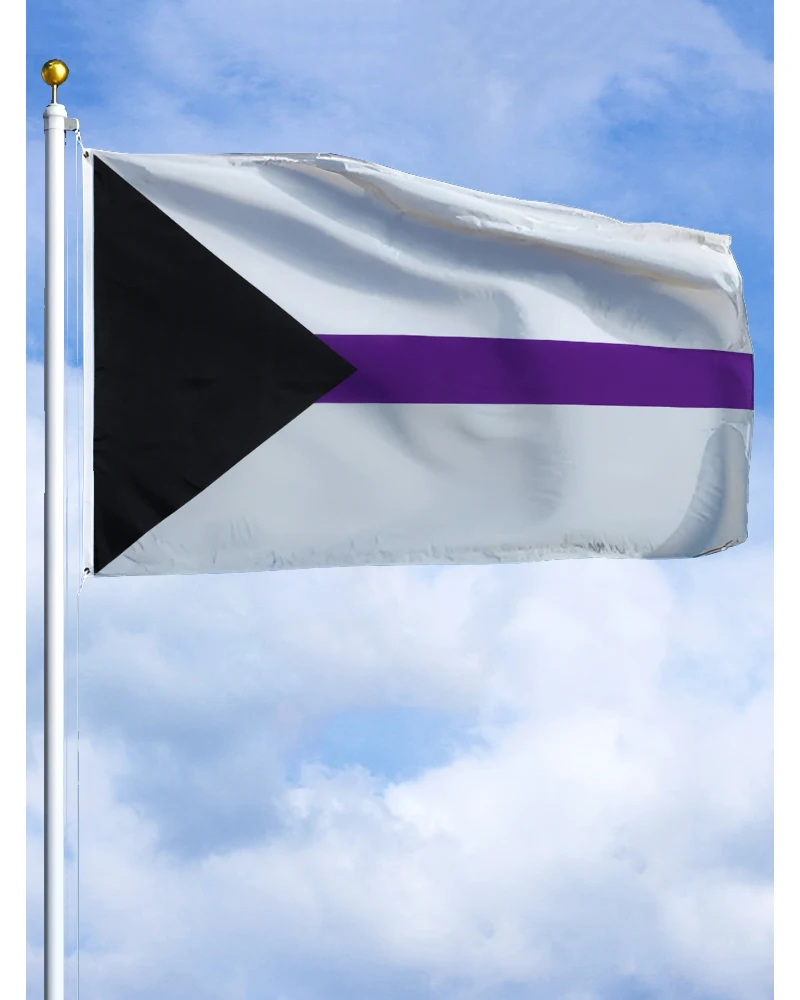 3×5 Ft Demisexual Pride Flag Polyester Printed Banner Tapestry For Decor 60×90cm 90x150cm 120×180cm 150×240cm