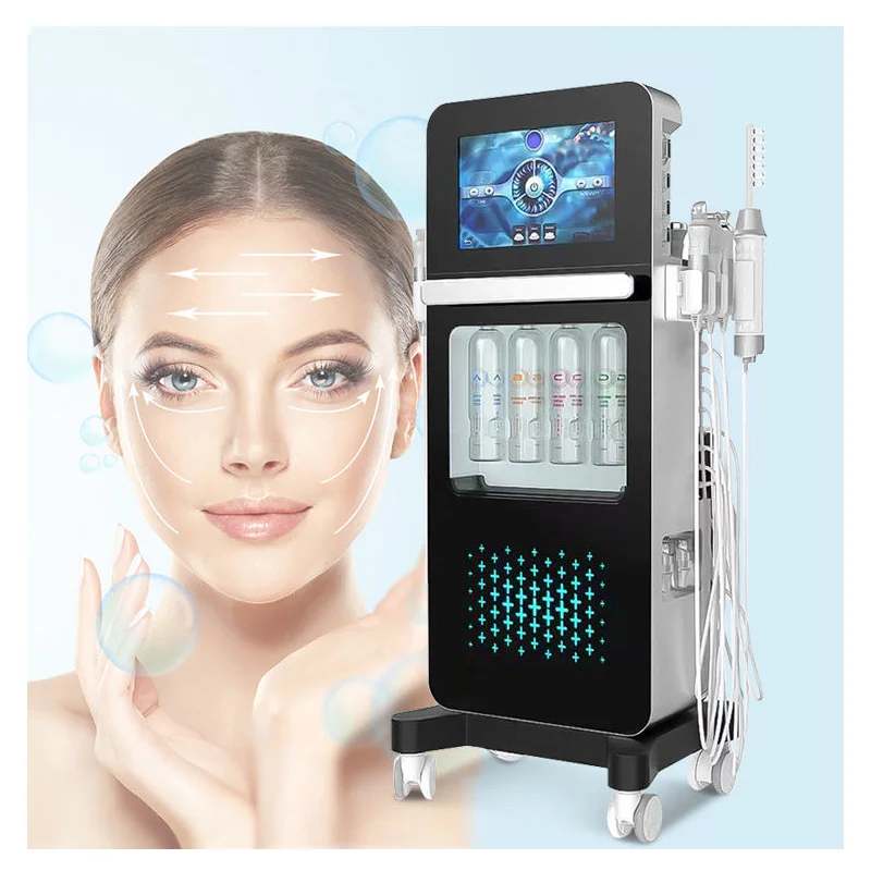 2025 الجيل الجديد من تقشير الجلد الجمالي متعدد الوظائف معدات الوجه آلات تقشير الجلد المائي