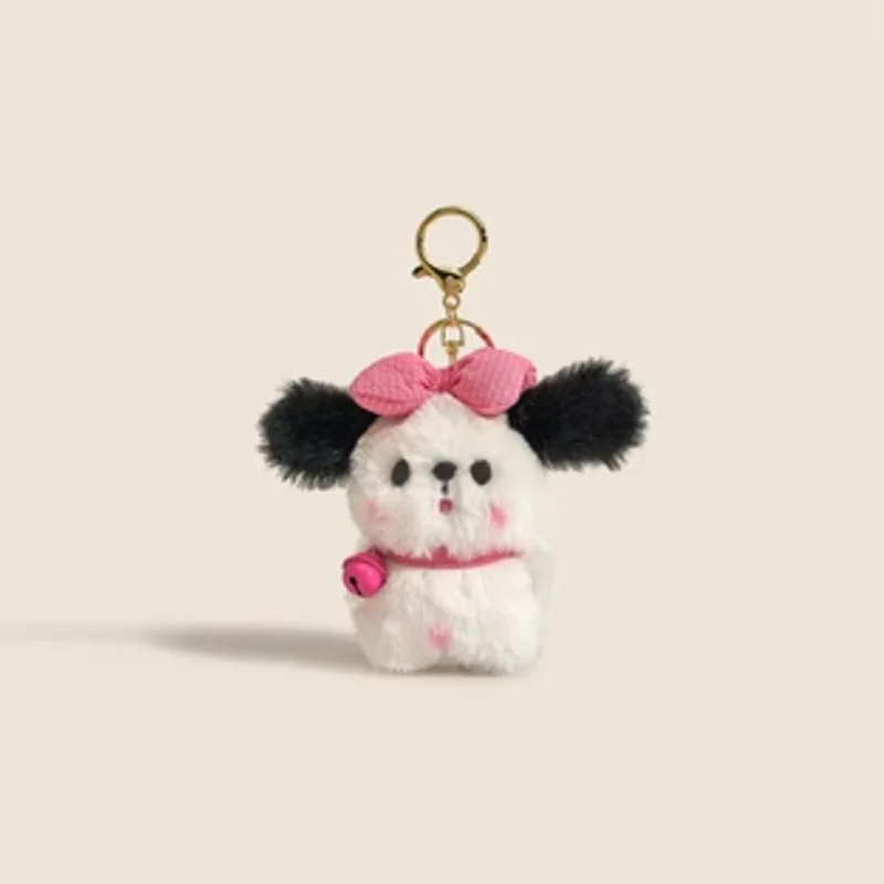 Sanurgente-Porte-clés en peluche Pochacco Anime pour enfants, porte-clés de voiture, jouets de dessin animé Kawaii, sac pendentif en beurre