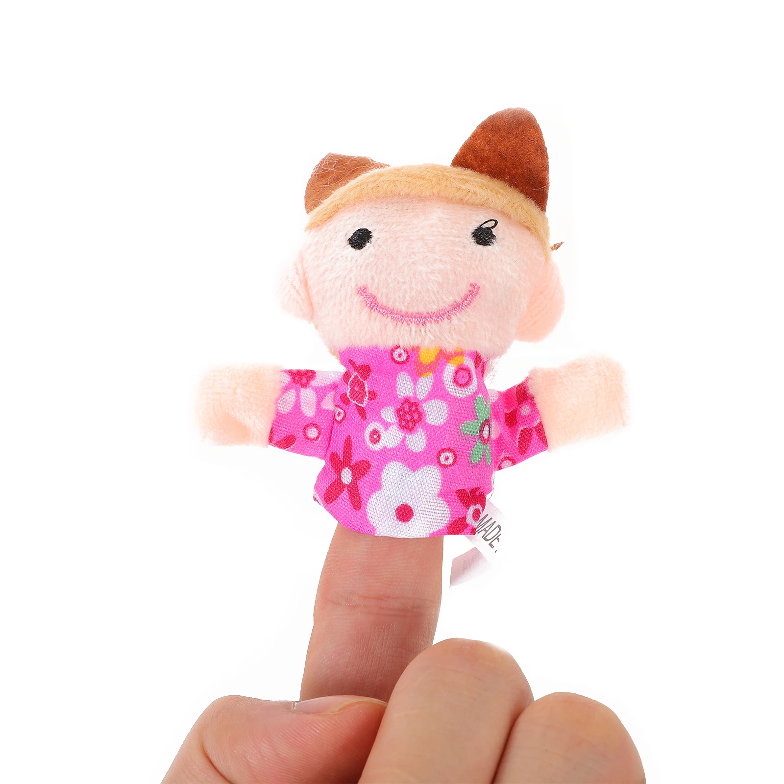 

18pcs Finger Puppets Soft Cloth Finger Puppets 12 Animals 6 Family Members Story Telling House Play Educational Toys