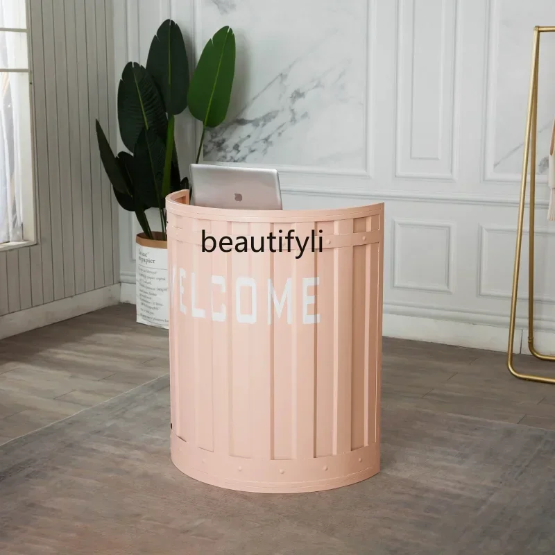 

zGzIndustrial Style Restaurant Reception Desk Reception Desk Bar Dining Bar Cashier Shop