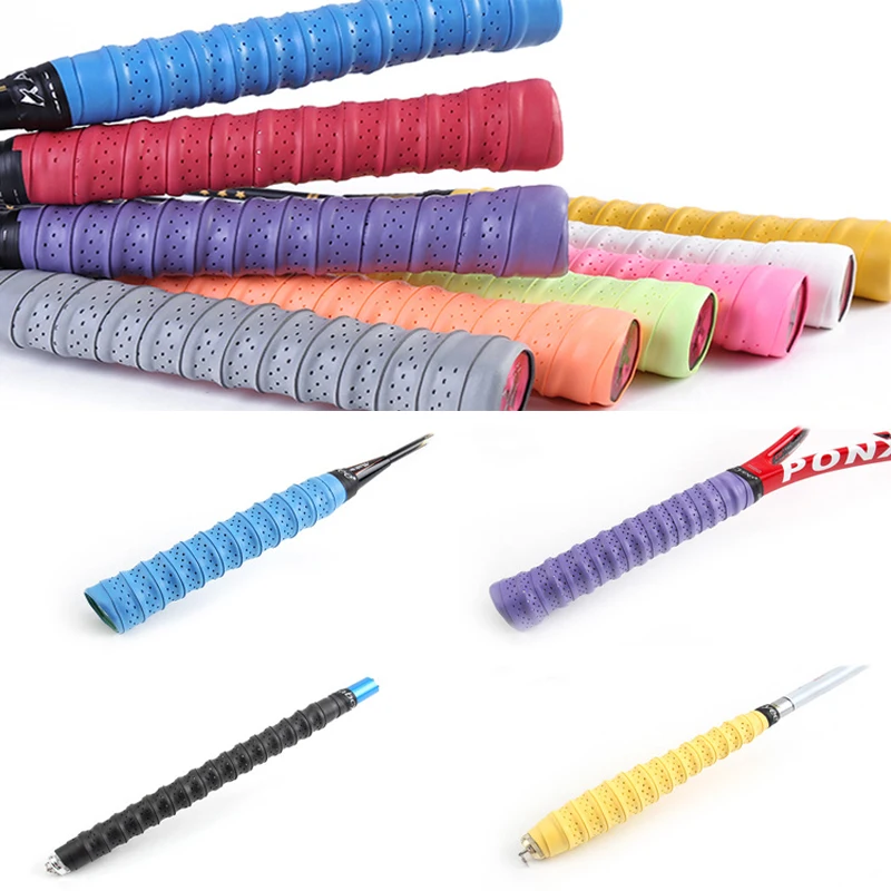 Badminton grip Anti-slip Breathable Sport Over Grip Sweatband Tennis Overgrips Tape Badminton Racket Grip Sweatband tennis grip