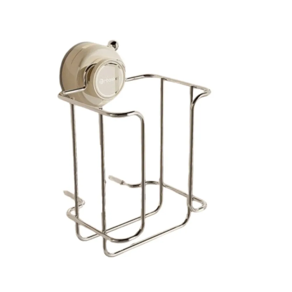 

Suction Cup Toilet Tissue Holder Punch-Free Stainless Steel Wet Wipes Box Wall Mounted Large Capacity Wet Paper Towel Organizer