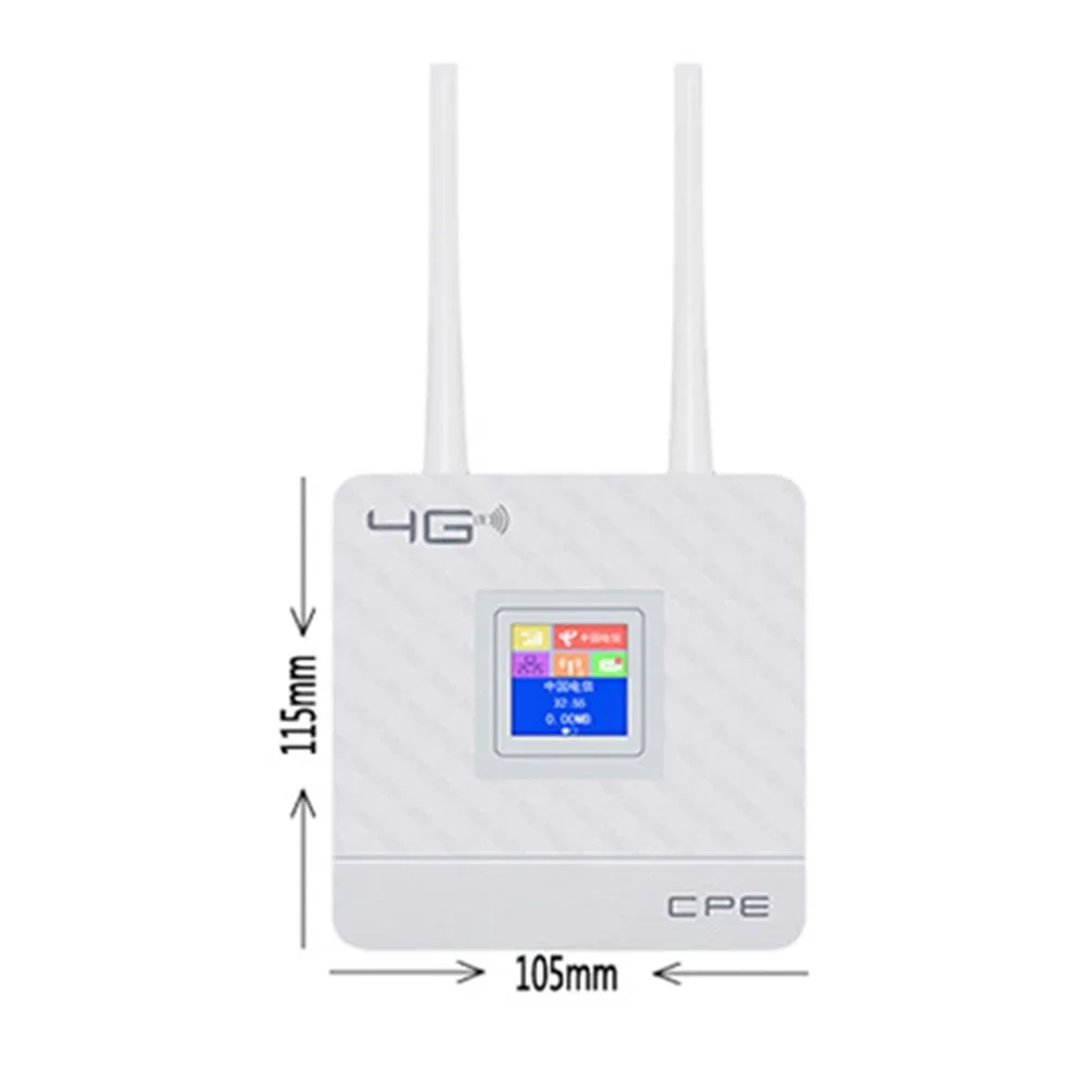 CPE903 LTE Home 3G 4G 2 Antennas Wifi Modem CPE Router With And SIM Card Slot High-Speed Internet Access