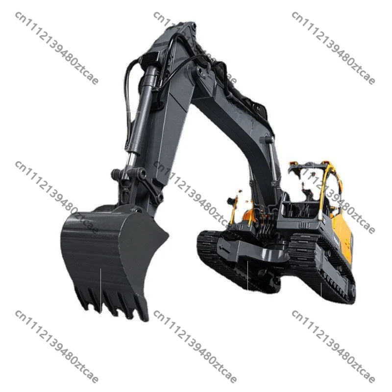 E598-001 1:16 Alloy Screw Drive RC Excavator Electric Engineering Digger Kids Construction Vehicle Toy