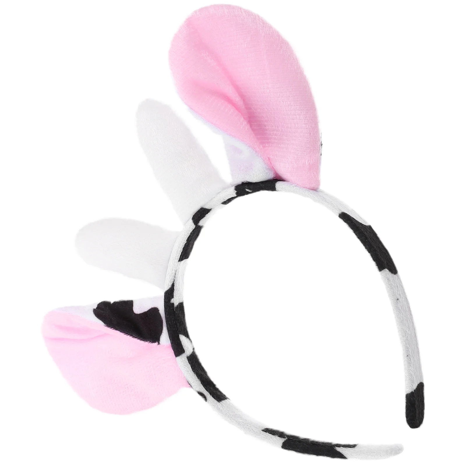 

Cow Ears Headband Cartoon Hair Accessories Girls Adjustable Plastic Iron Wire Plush Material Cute Stylish Party Cosplay