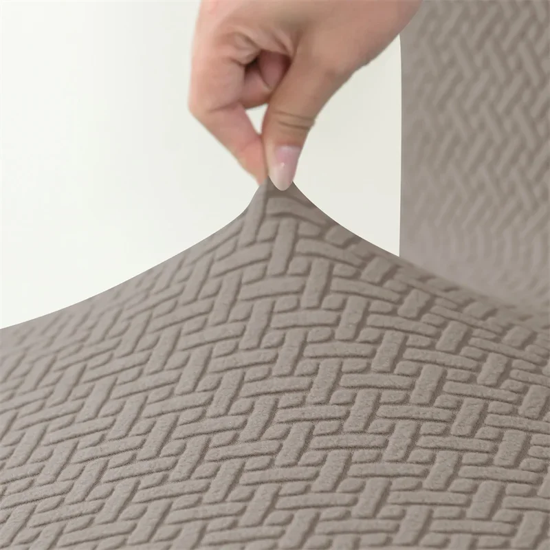 Jacquard Sofa Bed Cover 1/2/3 Seater Elastic Armless Folding Sofa Slipcovers for Living Room Stretch Couch Covers Protector