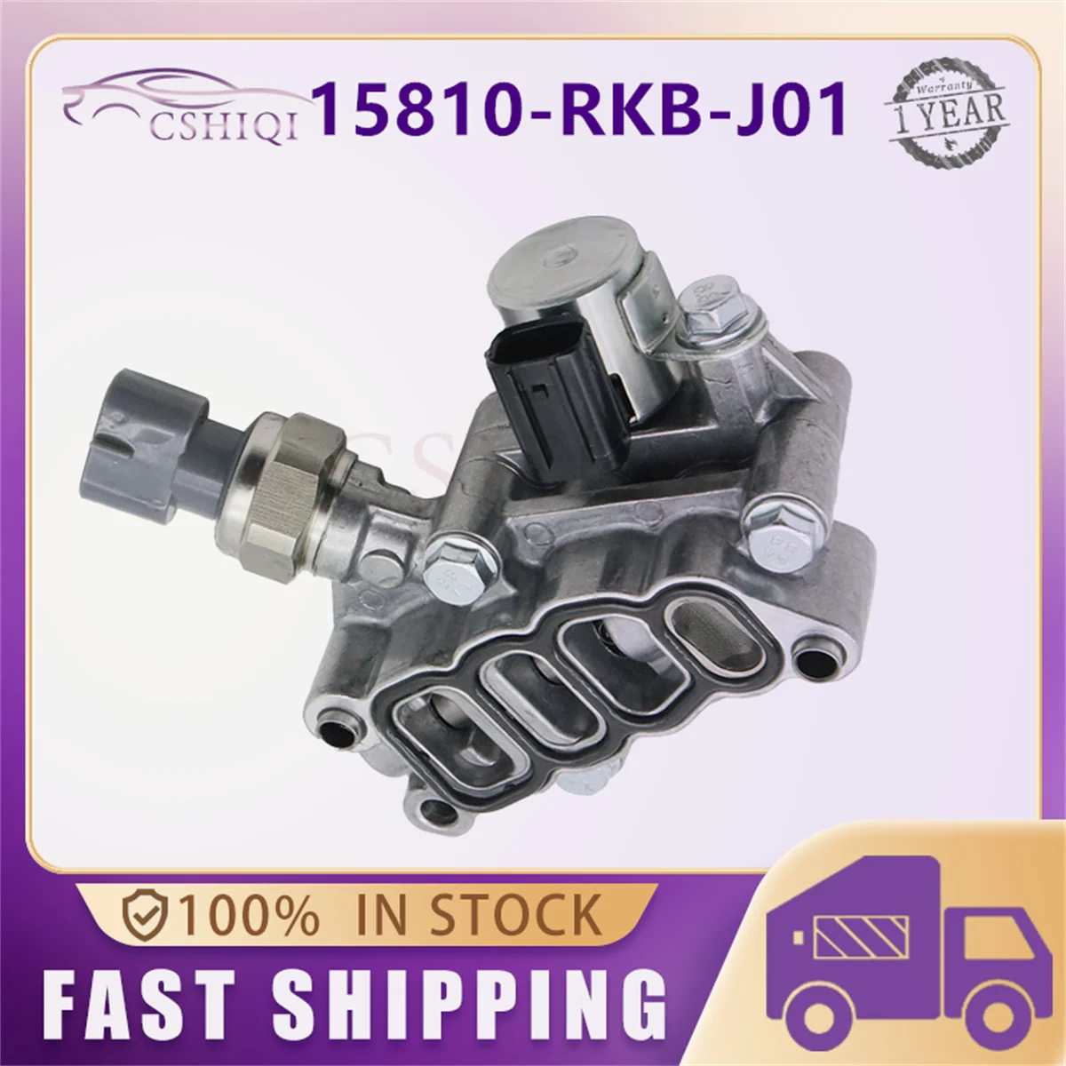 

15810-RKB-J01 Engine VVT Variable Timing Solenoid Valve 15810RKBJ01 15810RGMA01 For Honda Odyssey Accord Pilot 2005-2007