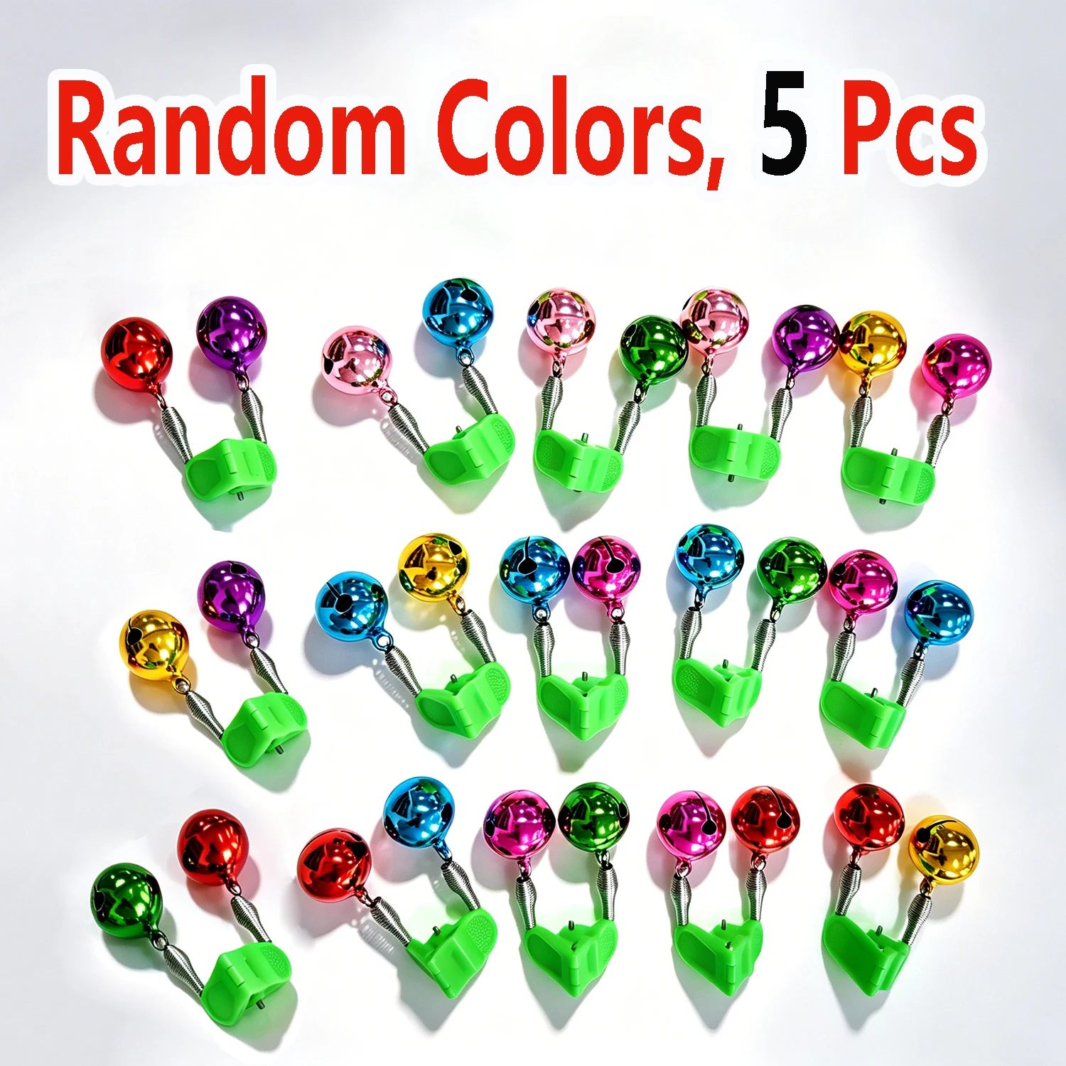 5 Pcs Plastic Fishing Rod Alarm Bell, Bells Fishing, Bells f