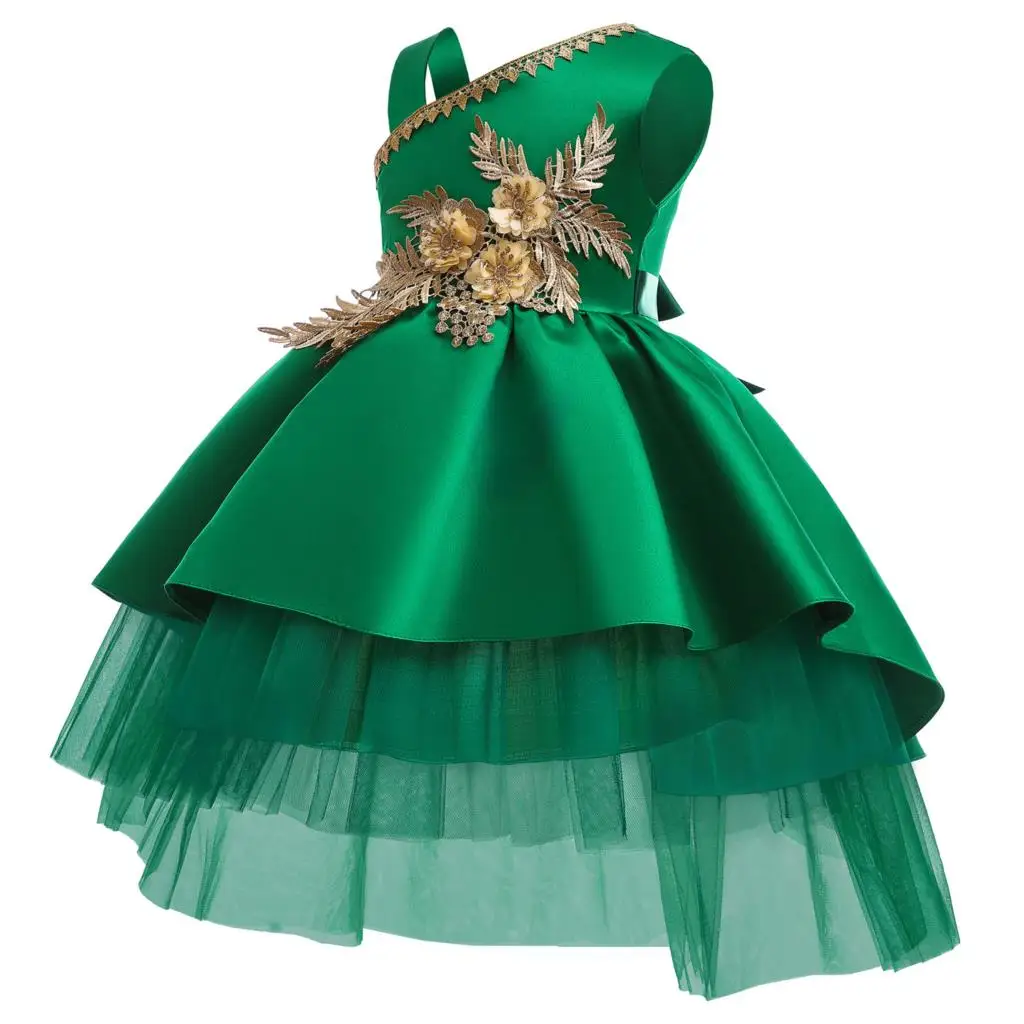 Vestido de aniversário da menina do bebê para a menina 2-10 anos vestido de aniversário 2023 nova moda bonito vestido de princesa do bebê infantil pano vestido da criança
