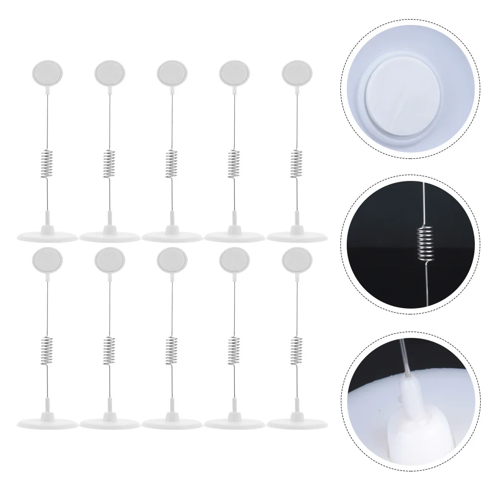 10pcs Swing Sign Clips Advertising Paper Holder Price Tag Display Stand Supermarket Label Rack Lightweight Portable