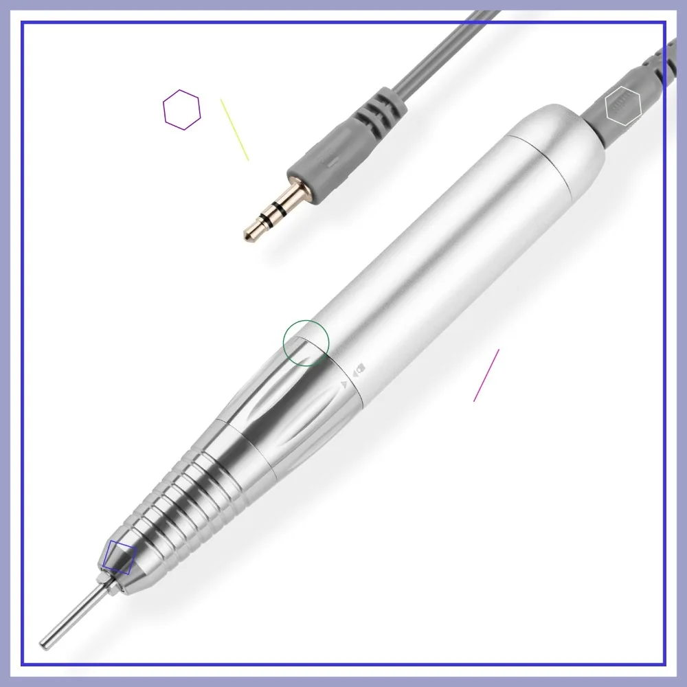 Trapano Elettrico Ricaricabile per Unghie 35000 RPM, Strumento Professionale per Manicure, Ricambio per Lima Elettrica
