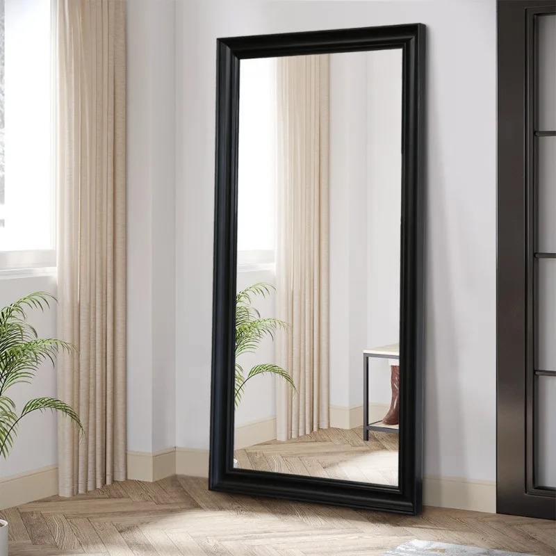 Grand miroir de dressing au sol, magasin de vêtements, corps complet pour la maison