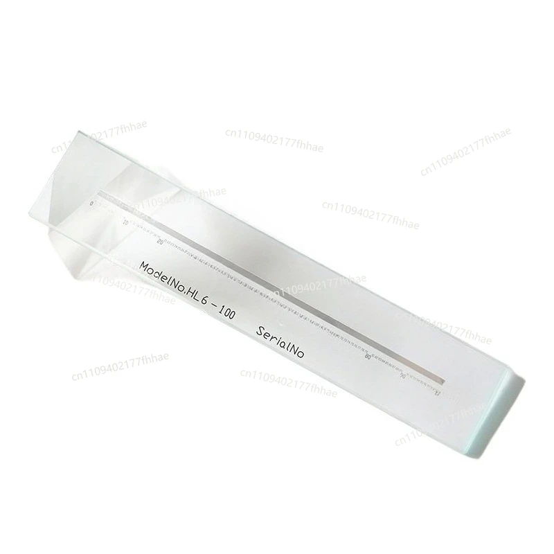High-precision Standard Glass Line Ruler, Two-dimensional Projector Calibration Ruler 1/0.5/0.1MM