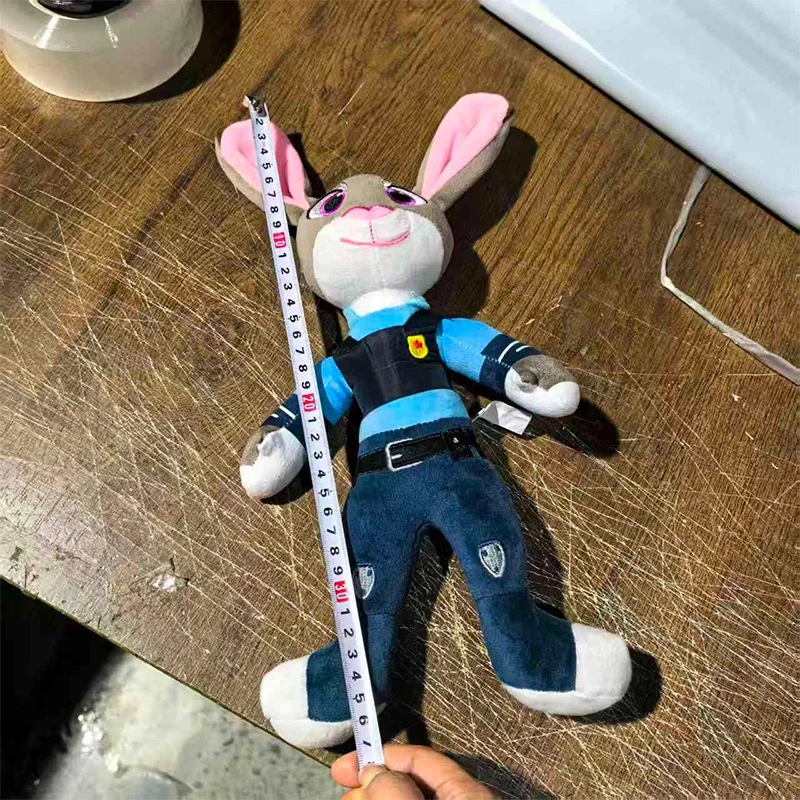 Disney Cartoon Anime Movie Zootopia Peluche Fox Nick Wilde Coniglio Judy Hopps Bambola Animali di peluche morbidi Giocattoli Regali di Natale per bambini