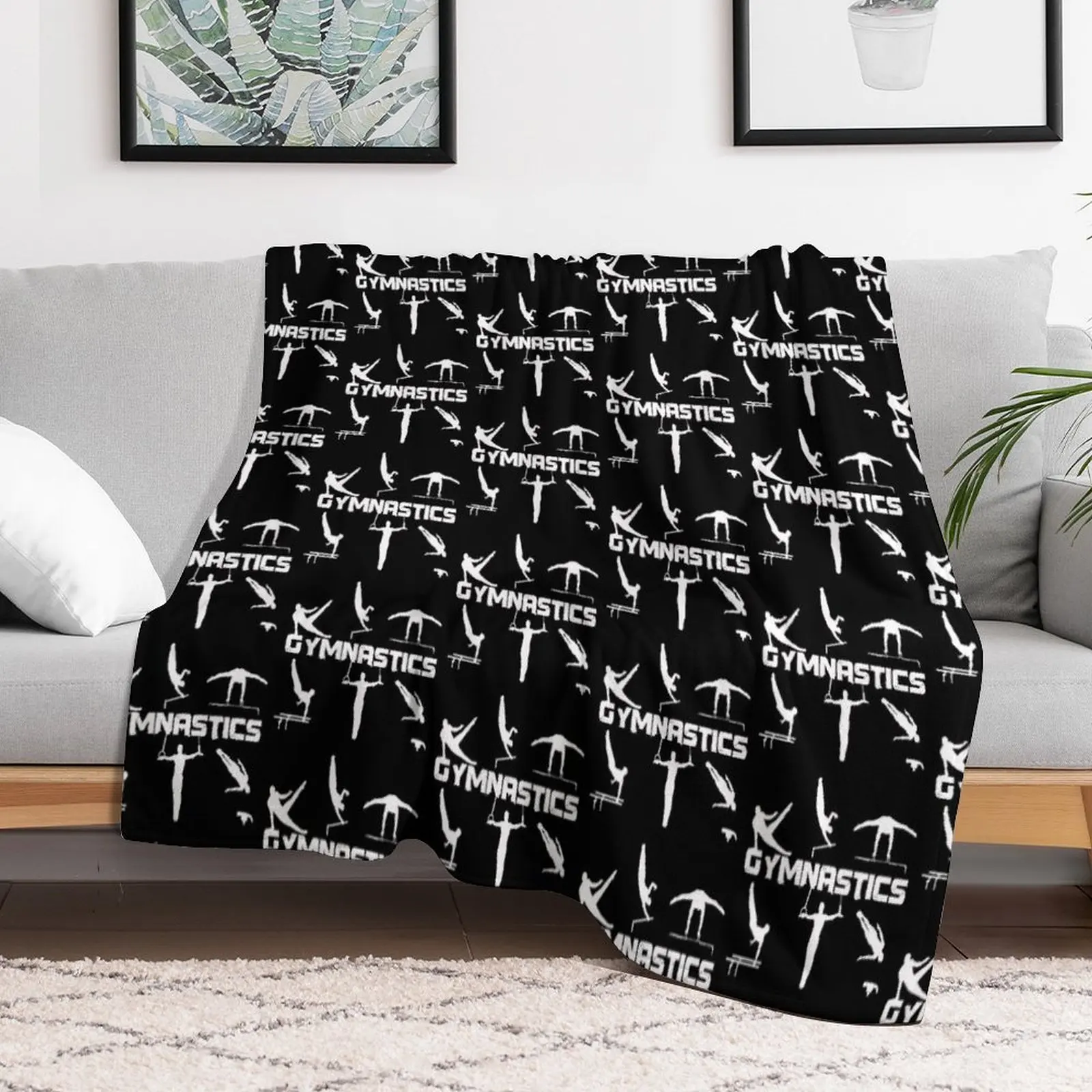 

Gymnast, Gymnastics - Men's and Boys Gymnastics Throw Blanket Plush Kid'S Single Designers Blankets