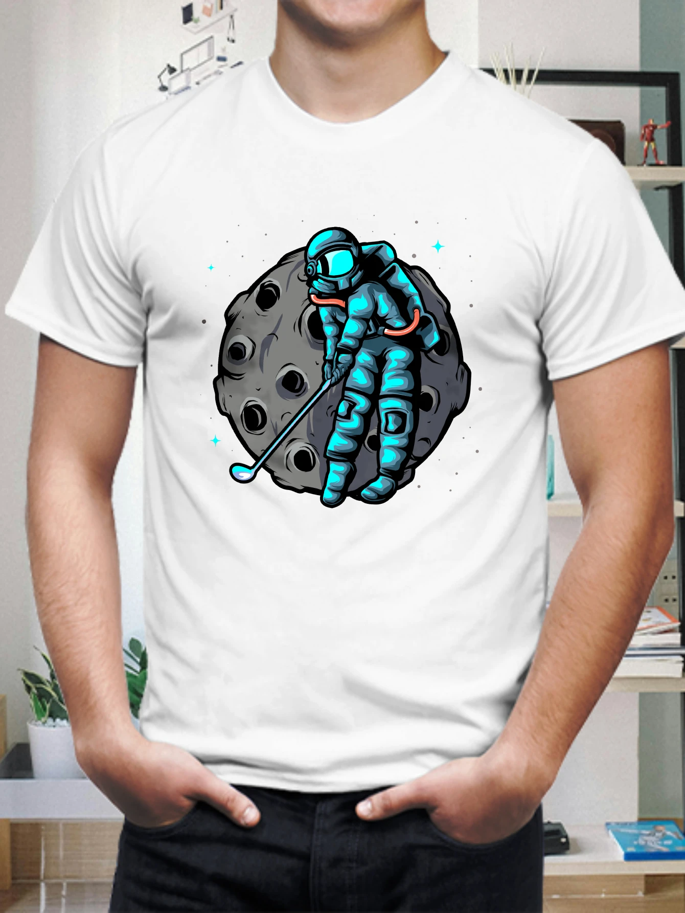 

t shirt for men 2025 Men's clothing Basic plain t-shirt Running top 100%cotton t shirt y2k Printed Summer sports four seasons