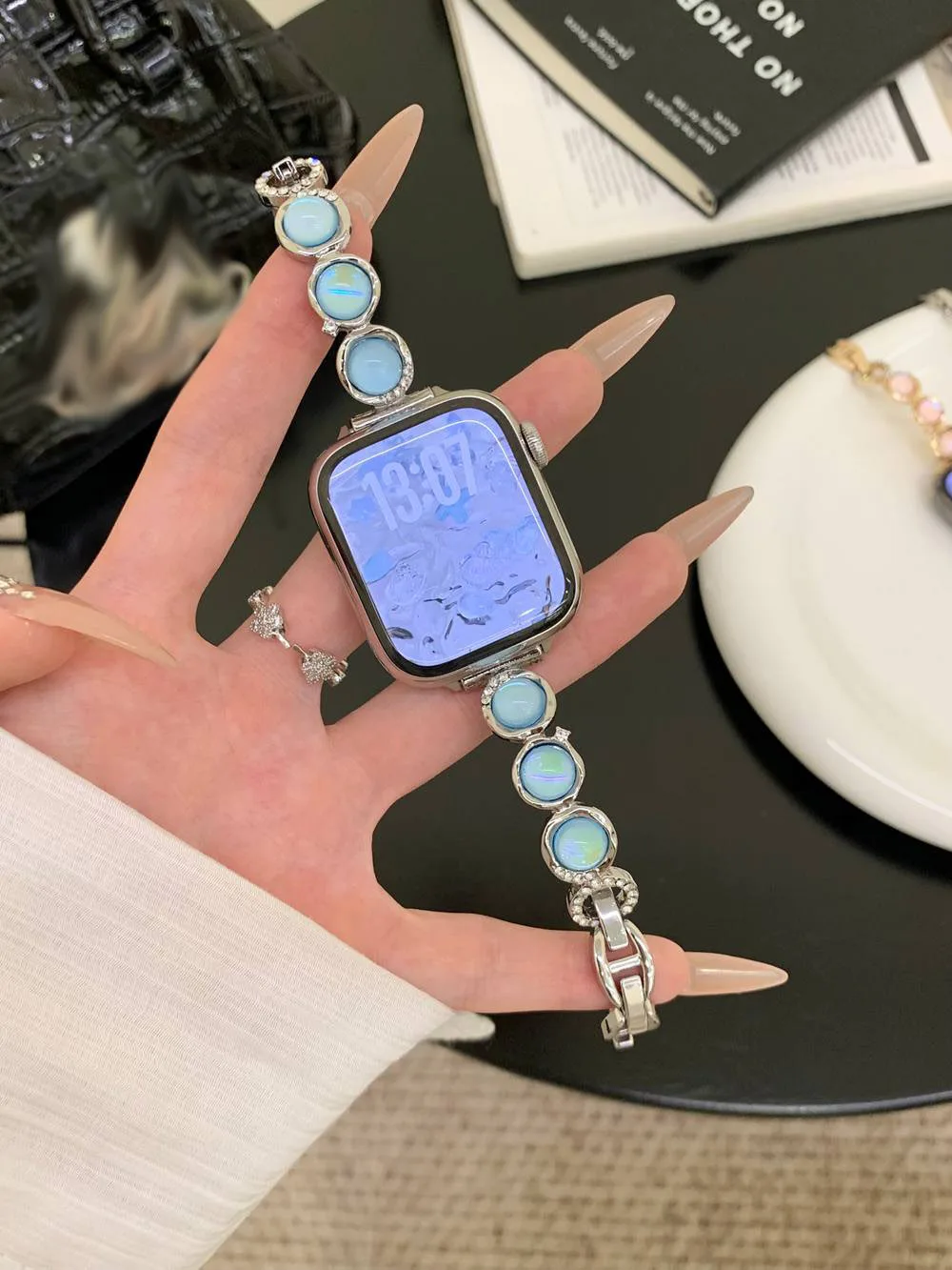 Высококачественный браслет для Apple Watch, женский ремешок серии 8/7/6/10/9, 40 мм, 41 мм, 38 мм, 42 мм, 44 мм, 45 мм, 46 мм