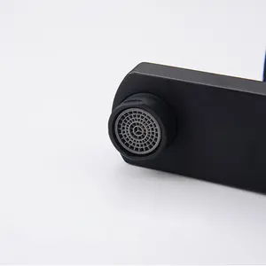 Decks montiertes Waschbecken, heiß und kalt, Schwarz oder Chrommixer, Eitelkeit, Küche 6 Hauptbademische -Verkauf - №1