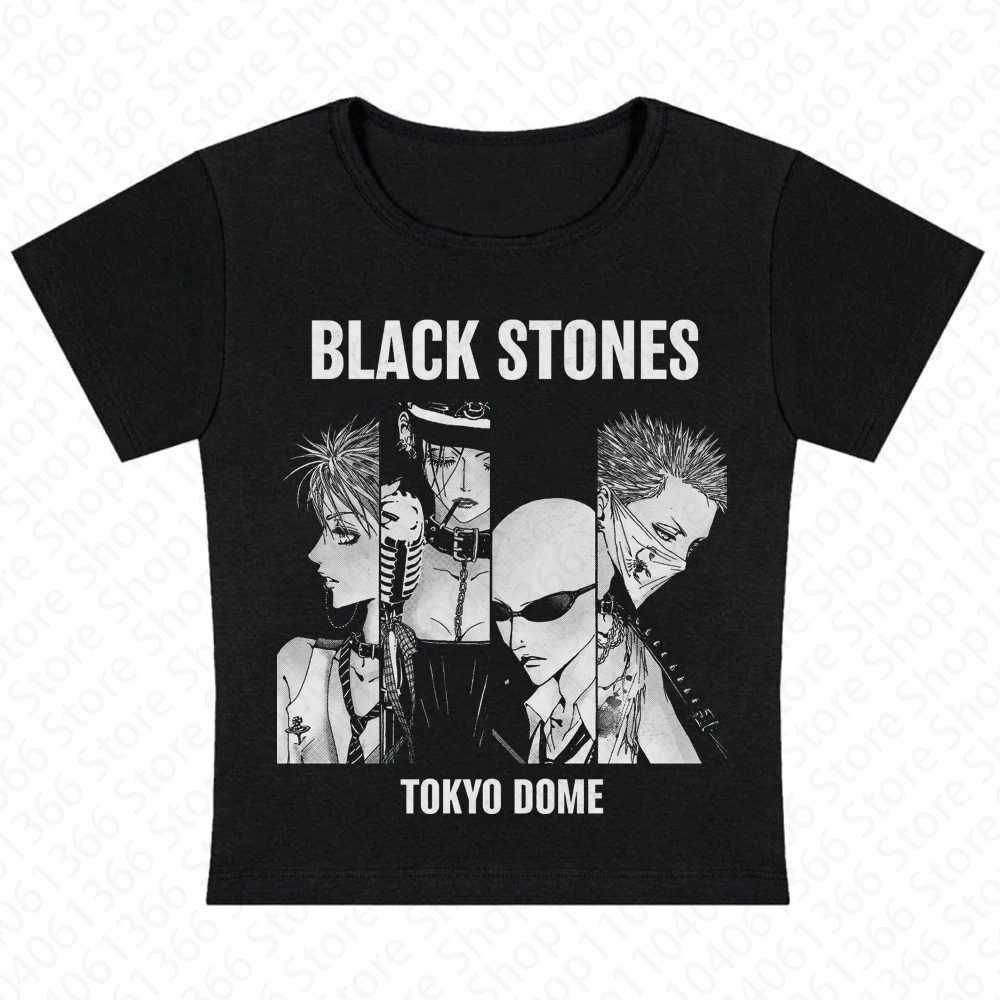 Y2k Nana Osaki Graphic T Shirts Casual Harajuku Streetwear Japanese Clothes Fashion Rock Punk Sleeveless Tanks & Camis Coquette image 4