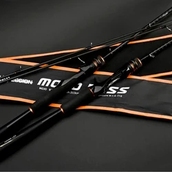 AI-SHOUYU New Carbon Lure Rod ML/M/L/MH Power 1.98m 2.13m Spinning/Casting Fishing Rod 2 Sections Lure Fishing Rod For Bass