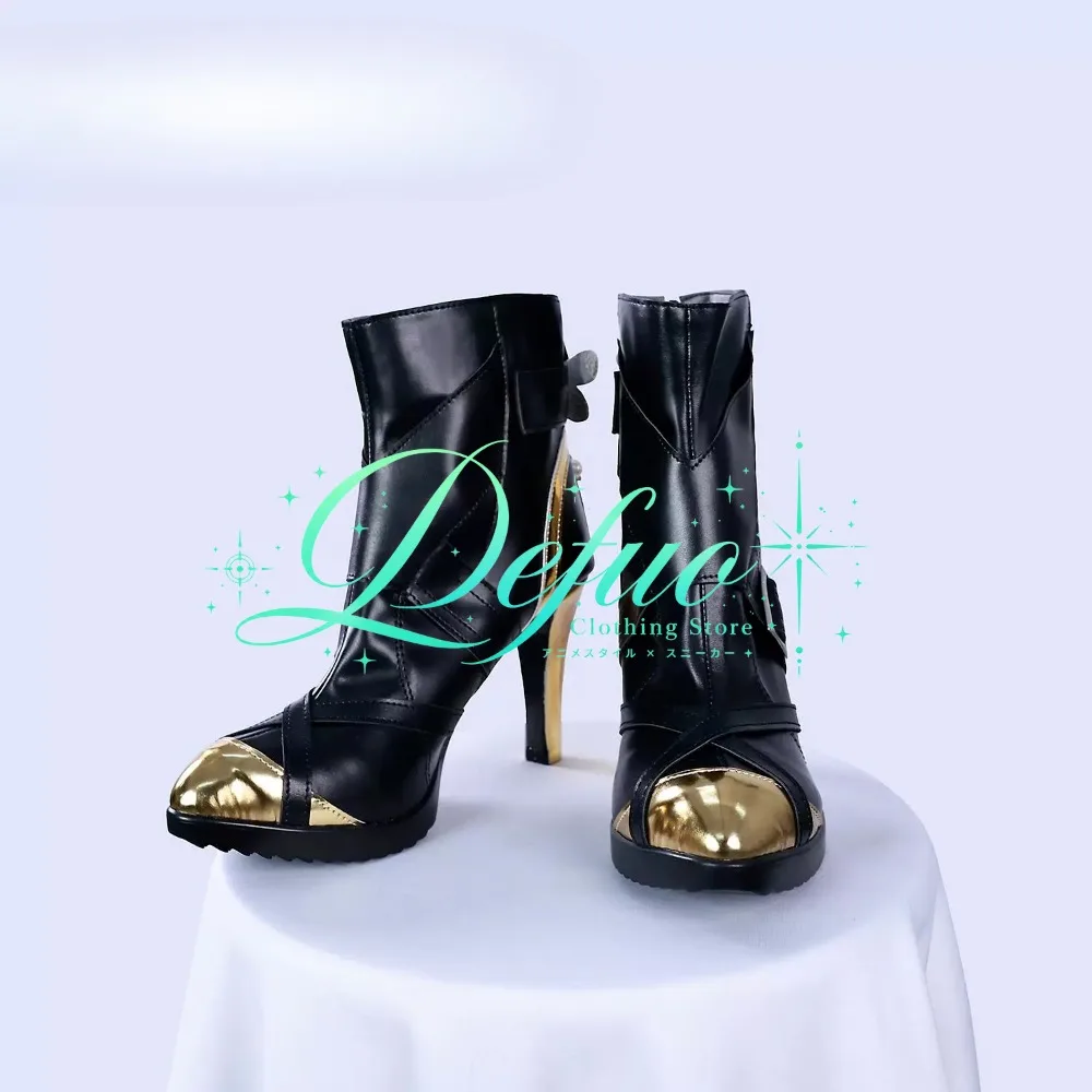 Evelyn Lyra Cosplay High Heel Shoes Custom Made for Valentine Anime Event Costume Party and Stage Photography