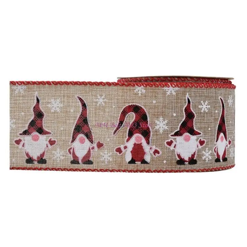 49ME Kerstfeestdecoratie Benodigdheden Linten en strikken voor geschenken Taartlint