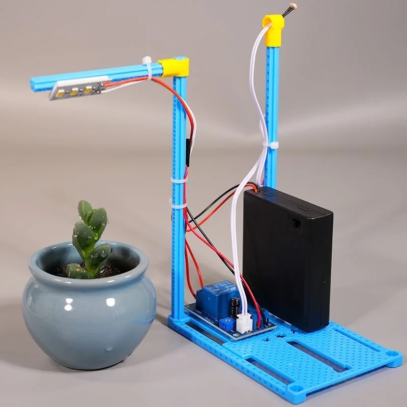 Physik STEM Technologie Gadget Kinder Wissenschaft Spielzeug Pflanze Zusatzbeleuchtung Maschine Lernspielzeug für Kinder DIY Handwerk
