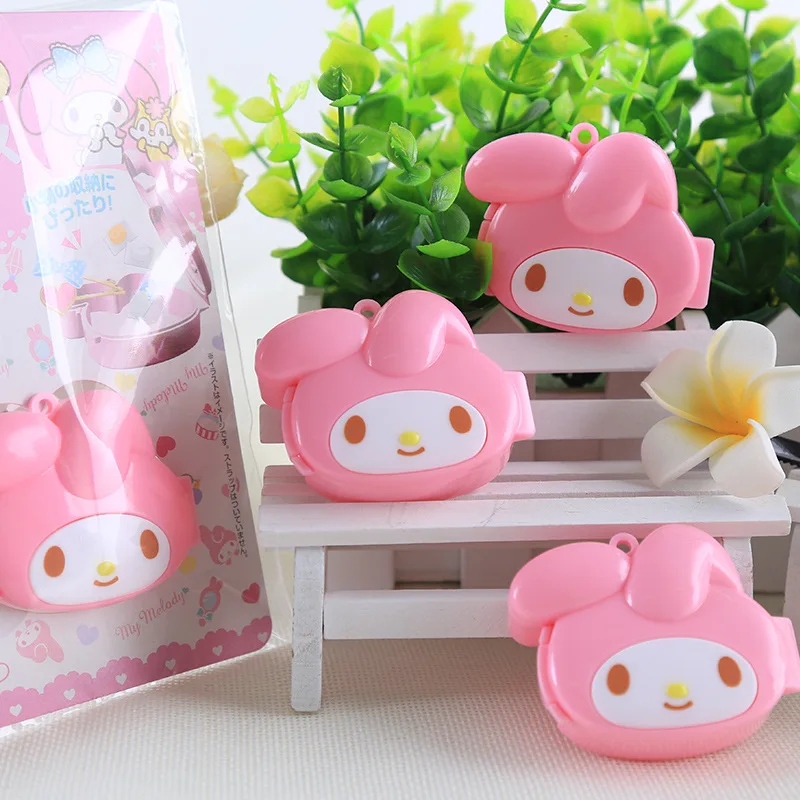 

My Melody Sanrio Kawaii Anime Portable Mini Small Pill Box Cute Sweet Cartoon Subpackage Storage Box Lovely Gifts for Girls