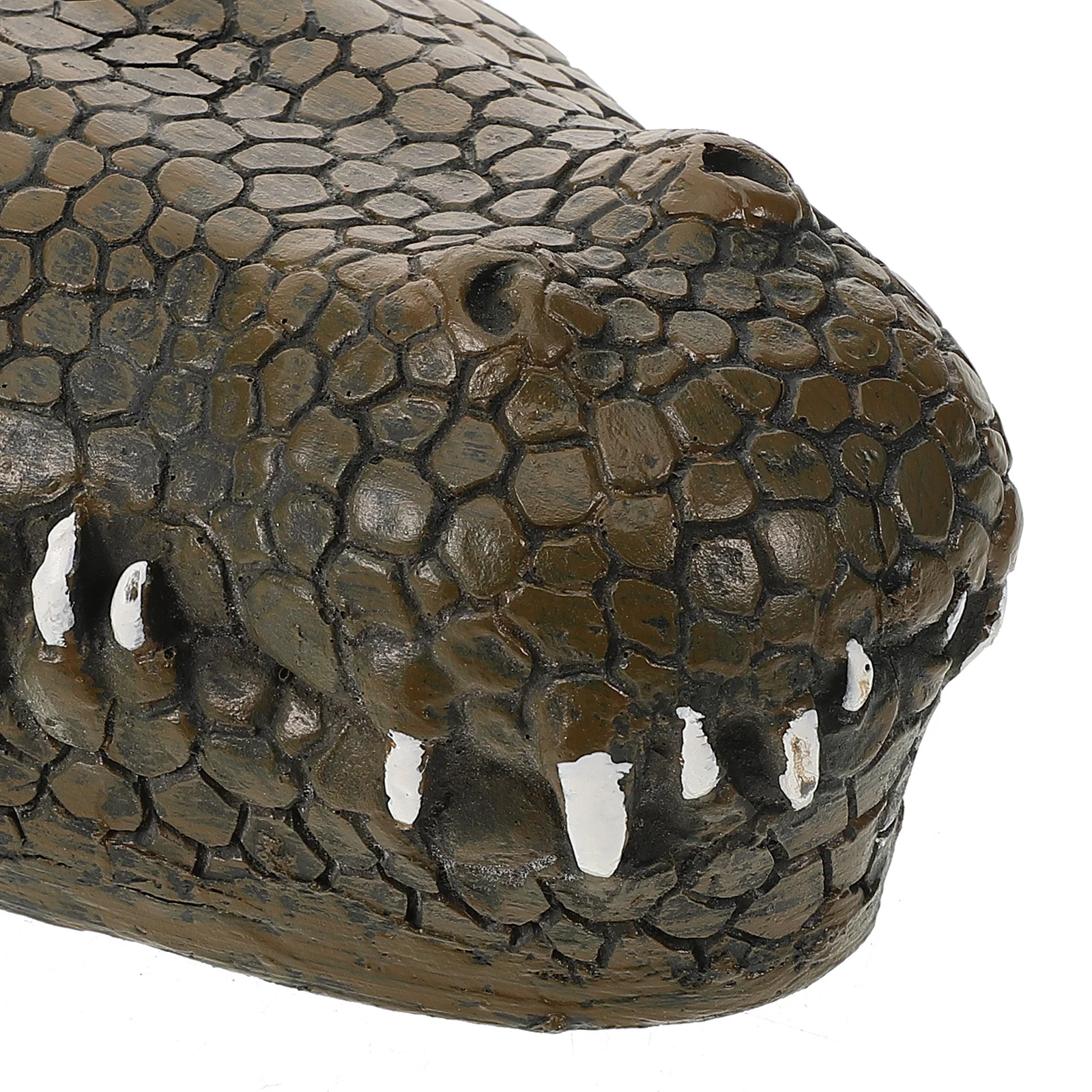 

Hippo Head Statue Resin Garden Sculpture Outdoor Balcony Yard Decor Aquarium Crocodile Desktop Animal Ornament Courtyard Supply