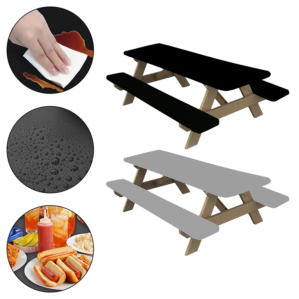 Waterproof Outdoor Terrace Garden Furniture Cover Table And Chair Dust Cover Rectangular Tablecloth Protective Cover 190T/210D