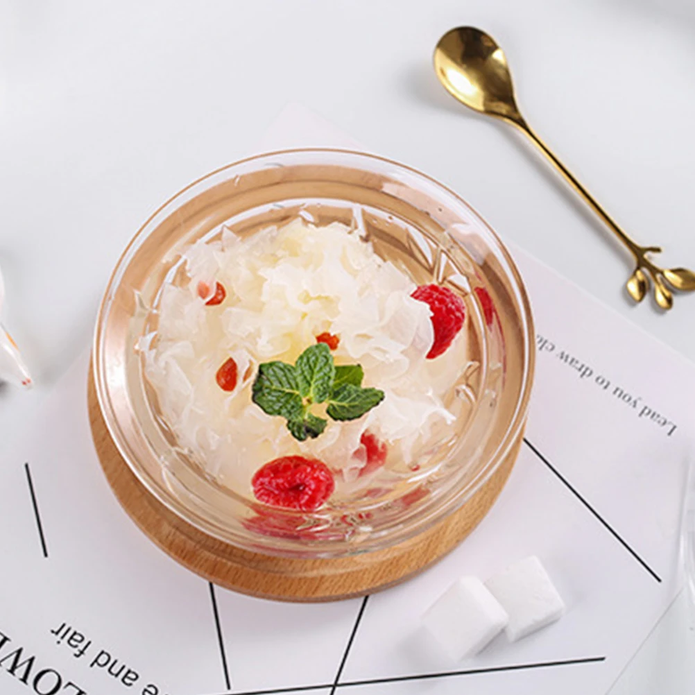 

Dessert Cup Sugar Jar Glass Bowl Salad Breakfast Food Serving Tableware Fruit Dish Creative Household Premium Material Smooth