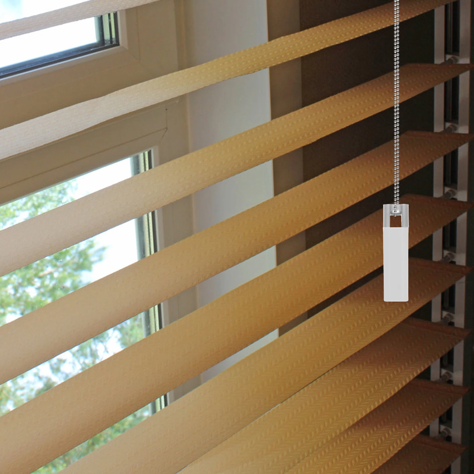 

2 Pcs Plastic Pull Rope Pendant Handle Blind Cord Knob Outdoor Curtain Weight Window Blinds Home Decor Accessory Functional