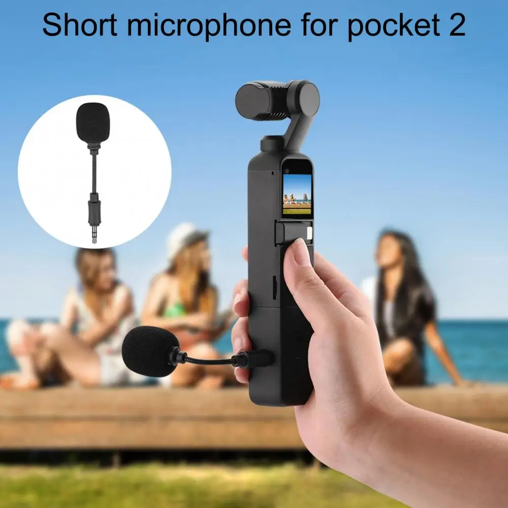 Accessory Mini Portable 3 5mm Microphone Handheld Camera for OSMO Pocket 2