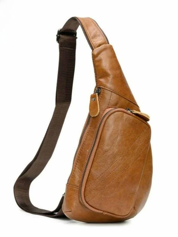 high-quality-genuine-leather-men's-crossbody-chest-bag-single-shoulder-sling-bag-stylish-trendy-cowhide-backpack-for-men
