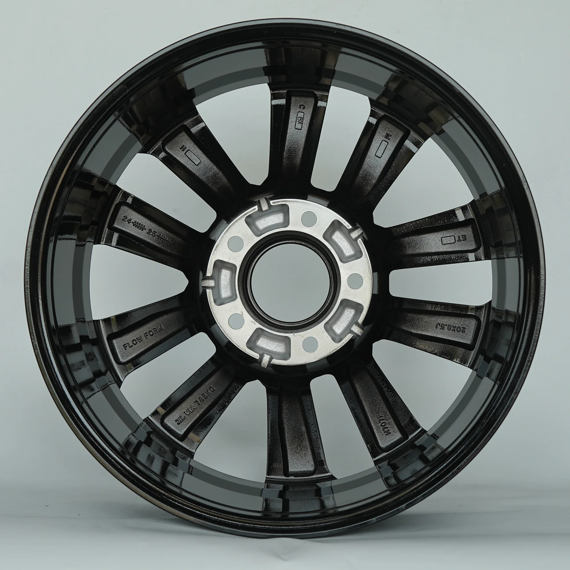 

Wholesale New Original Car Hub Five Holes 20 Inch Alloy Wheel in Aluminium Black Multi Spoke Flow Formed for Cruiser