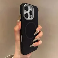 Luxury Magsafe Wireless Charging Leather Phone Cases For iPhone 12 13 14 15 16 Pro Max Plus Magnetic Bumper Cases Cover