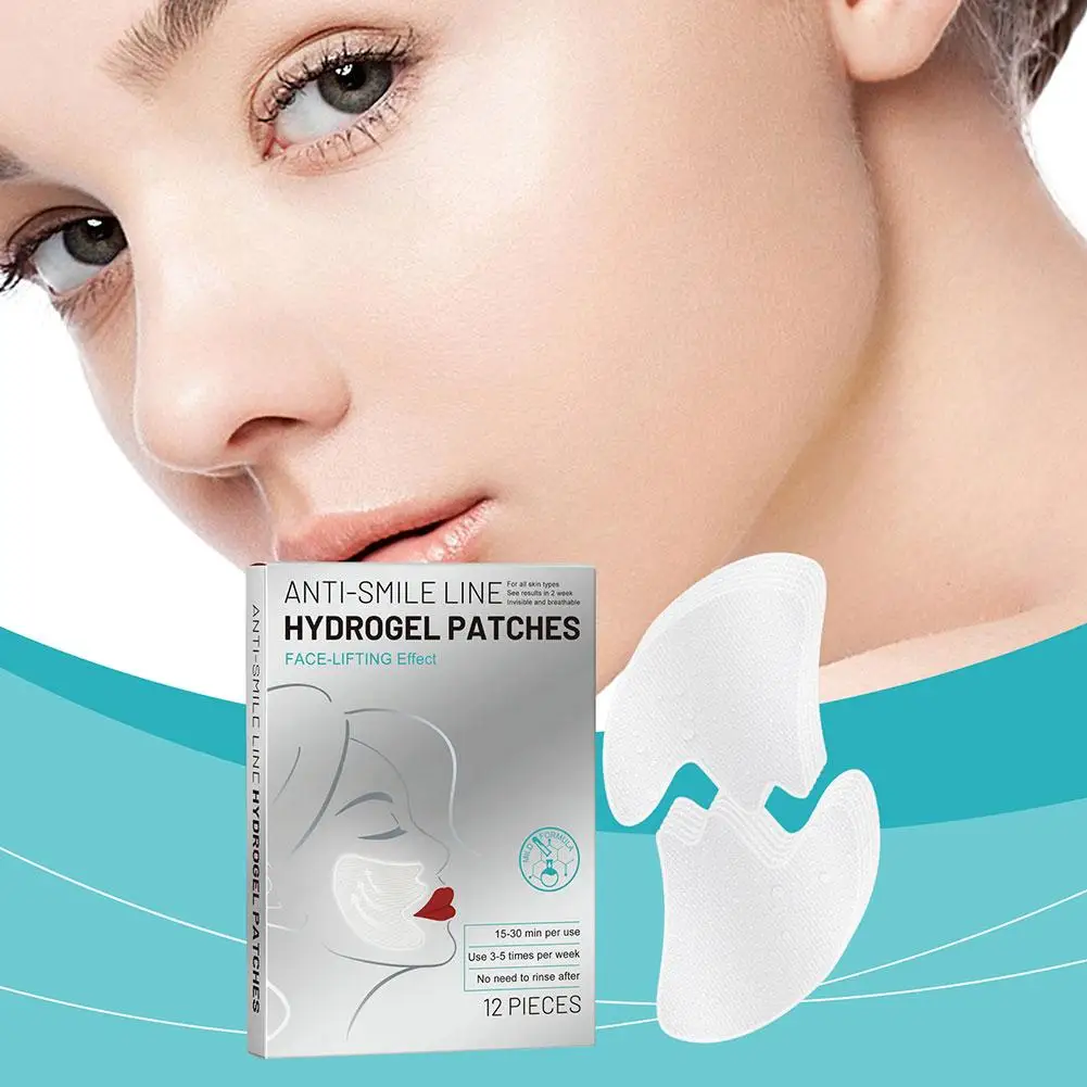 Collagen Microcrystalline Smile Lines Face Lifting Folds Patch Wrinkle Anti Face Aging Anti Mask Firming Care Nasolabial I1X6