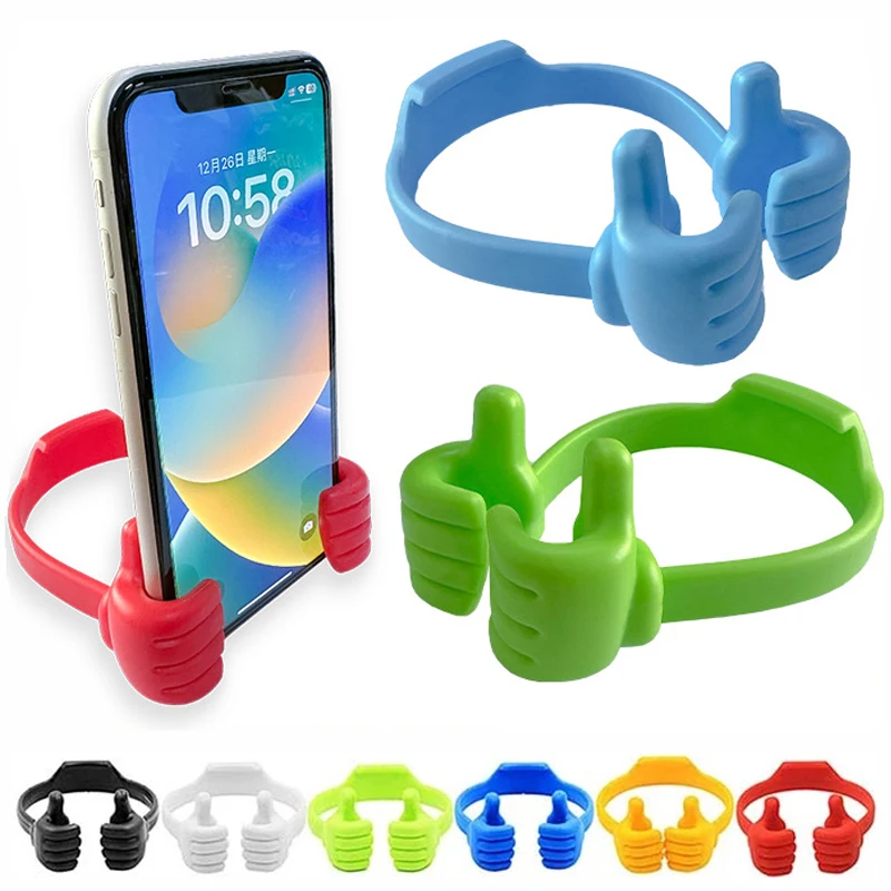 

Portable Thumbs Up Cell Phone Stand Holder Lazy Desk Universal Flexible Tablet Cell Smartphone Stand Holder For IPhone Samsung