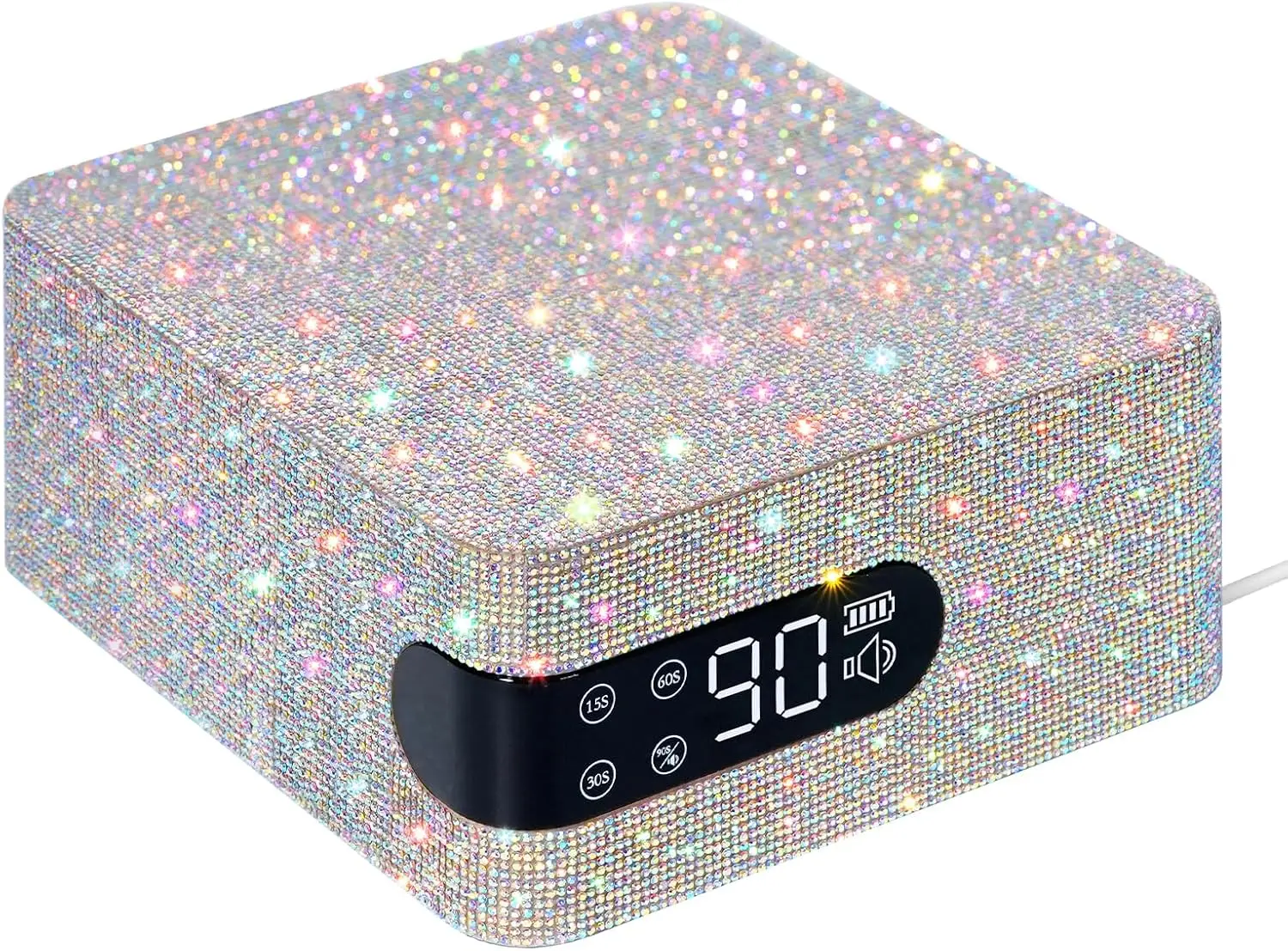 

96W UV LED Nail Lamp for Gel Polish, 4 Timers, Touch Control & Auto Sensor, Fast Curing Manicure Dryer for Salon Home