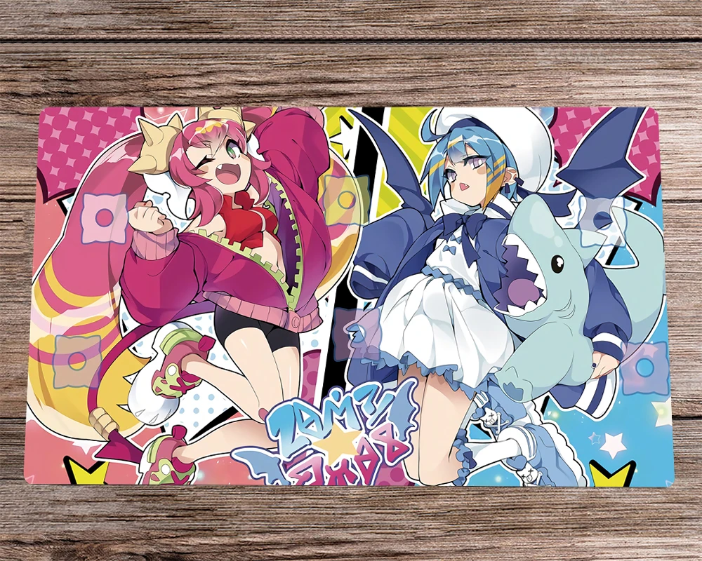 

YuGiOh Playmat Live Twin Kisikil Live Twin Lilla TCG CCG Playmat Anime Card Game Mat & Free Bag Desk Mat Pad Mousepad 60x35cm